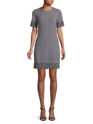 Michael Michael Kors Leopard Printed Border Dress