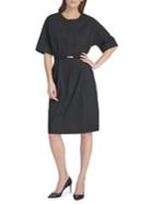 Donna Karan Woven Midi Dress
