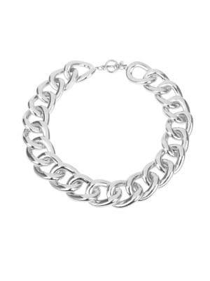 Kenneth Jay Lane Polished Twisted Link Necklace