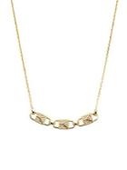 Michael Kors Mercer 14k Gold-plated Sterling Silver And Cubic Zirconia Padlock Necklace