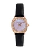 Ted Baker London Ladies Rose Goldtone And Patent Leather Watch