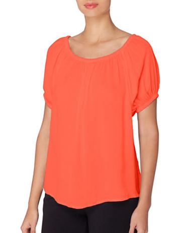 Catherine Catherine Malandrino Solid Off-the-shoulder Blouse