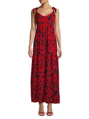 Caara Steffi Floral-print Maxi Dress