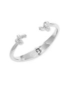 Kenneth Cole New York Silver Items Knotted Hinge Bangle Bracelet