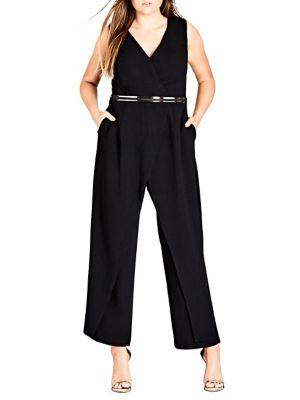 City Chic Plus Flicker Jumpsuit