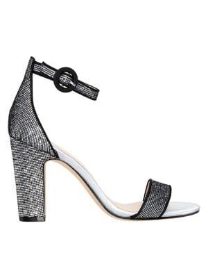 Nina Sianna Glitter Block Heel Sandals