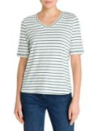 Olsen Striped V-neck Tee