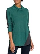 Nic+zoe Two-tone Cowlneck Sweater