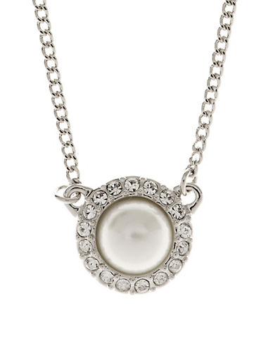 Givenchy Faux Pearl And Crystal Pendant