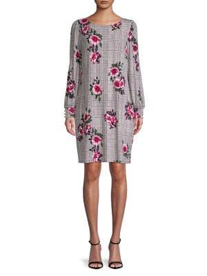 Ivanka Trump Patterned Floral Shift Dress
