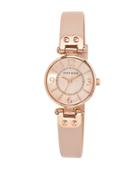 Anne Klein Ladies Rose Goldtone Watch With Mother Of Pearl Dial