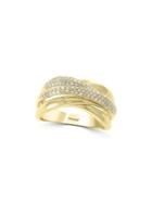 Effy D' Oro 14k Yellow Gold & Diamond Ring