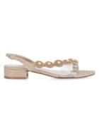 Adrianna Papell Daisy Asymmetrical Embellished Sandals