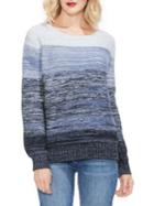 Vince Camuto Sapphire Sheen Knit Ombre Sweater