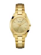 Bulova Ladies' Classic Gold Tone Watch, 97l150
