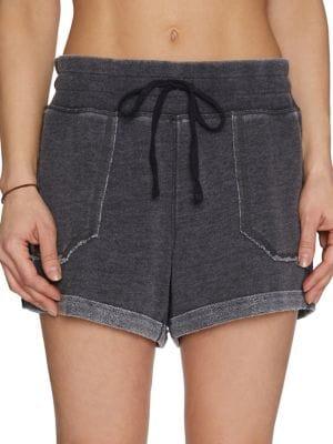 Betsey Johnson Drawstring French Terry Shorts