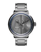 Armani Exchange Gunmetal Ip Stainless Steel Bracelet Watch