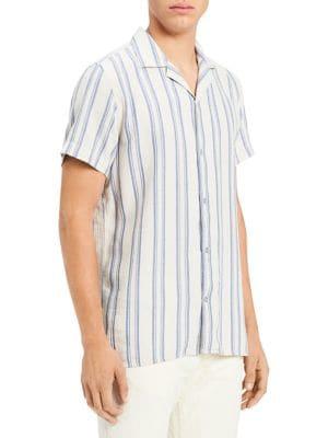 Calvin Klein Jeans Loose Twill Stripe Button-down Shirt