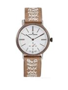 Lucky Brand Ventana Tonal Embroidered Watch