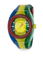 Gucci Sync 46mm Rubber Strap Watch