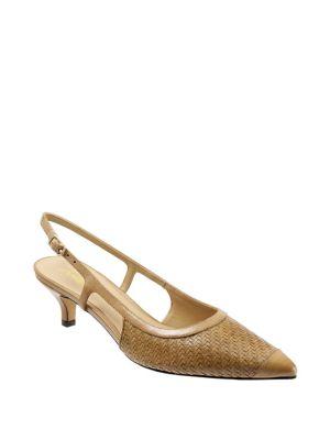Trotters Kimberly Slingback Leather Pumps