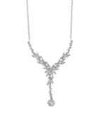 Effy 14k White Gold And White Diamond Y-necklace