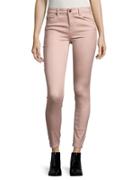 Design Lab Lord & Taylor Mid Rise Cropped Skinny Jeans