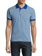 Brooks Brothers Red Fleece Striped Contrast Polo