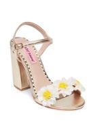 Betsey Johnson Sedona Flower Ankle-strap Sandals