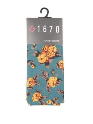 Lord Taylor Autumn Floral Pocket Square
