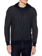 Perry Ellis Chevron Stitch Cotton-blend Sweater