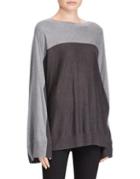 Lauren Ralph Lauren Dolman Sleeve Colorblock Sweater