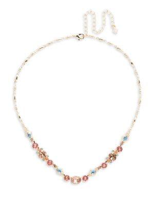 Sorrelli Mango Tango Multicolored Crystal Saffran Necklace