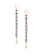 Bcbgeneration Multicolored And Beaded Drop Earrings