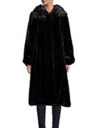 Jones New York Faux Fur Longline Coat
