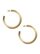 Lucky Brand Global Tribes Goldtone Tubular Hoop Earrings