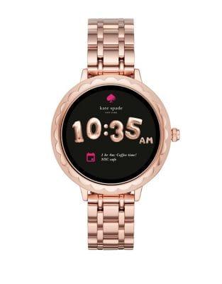 Kate Spade New York Pink Scallop Touchscreen Smart Watch