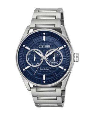 Citizen Eco-drive Solar Powered Stainless Steel Watch