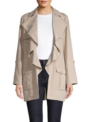 Jack By Bb Dakota Private Eyes Microfiber Trench Coat