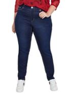 Addition Elle Love And Legend Plus Recovery Shaping Slim-leg Jeans