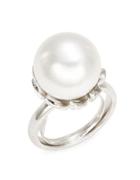 Kenneth Jay Lane Faux Pearl Ring