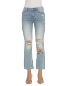 Driftwood Distressed Floral Roxy Jeans