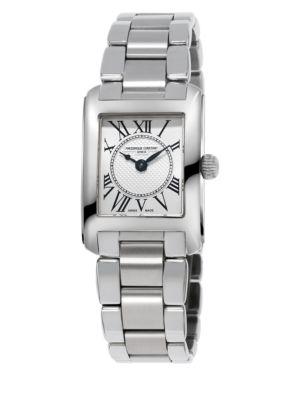 Frederique Constant Carree Stainless Steel Bracelet Watch