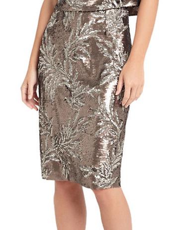 Phase Eight Patientia Sequined Pencil Skirt