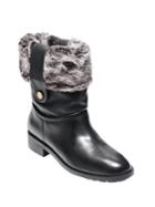 Cole Haan Breene Waterproof Leather & Faux Shearling Boots