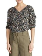 Lauren Ralph Lauren Petite Tie-front Cotton Jersey Top