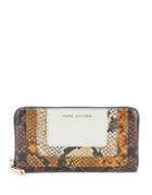 Marc Jacobs Parch Leather Continental Wallet