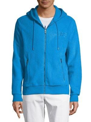 Michael Kors Textured Zip Hoodie