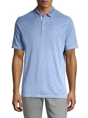 Tommy Bahama Heathered Short-sleeve Polo