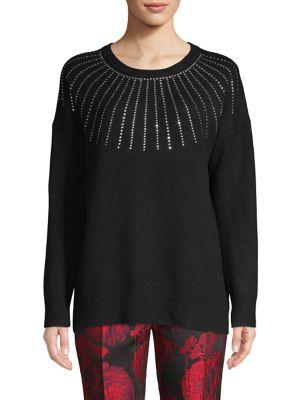 Calvin Klein Embellished Cotton-blend Sweater